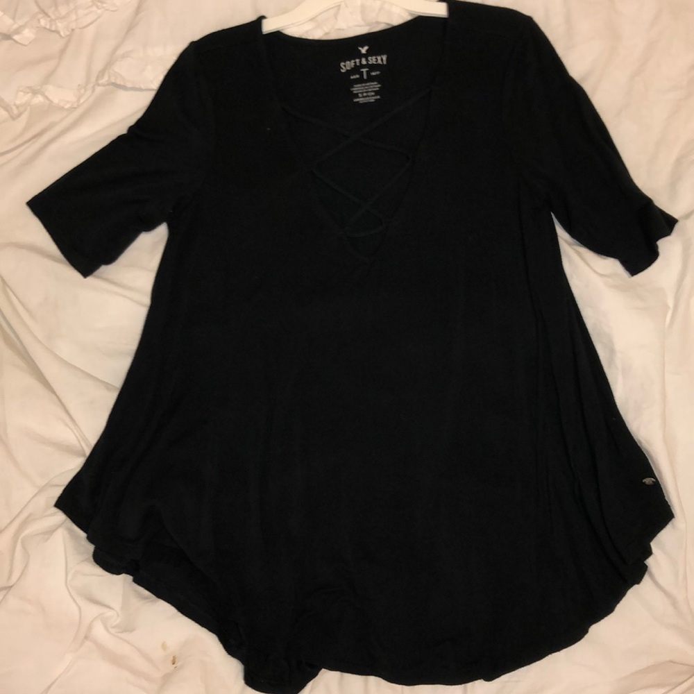 Lace Up American Eagle Tunic